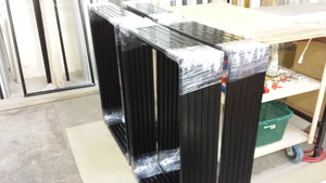 Sign & Display Systems Pic 4 - Large snap frames being packaged for delivery