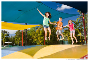 NRMA Treasure Island Holiday Park Pic 2 - Jumping pillow fun