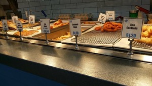 Costis Fish and Chips Co Pic 4 - Good selection of seafood items