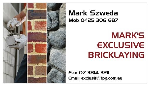 Mark's Exclusive Bricklaying Pic 1