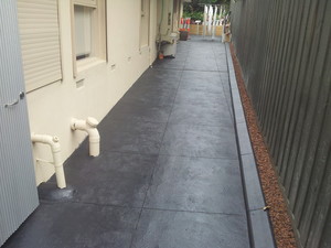 J & C Concreting Pic 4 - Charcoal Concrete