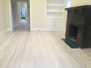 Pittwater Eco Floor Sanding Pic 3 - Potter Paint white Palm Beach lime washing