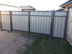 FenceWorx Pic 3 - Colorbond Gates with Slat Lattice