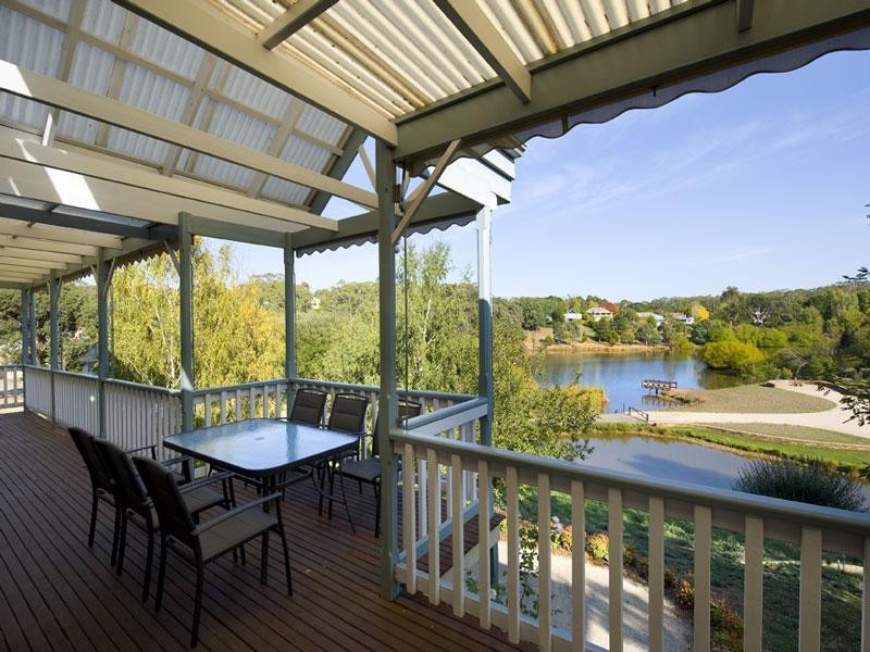 Lakefront Daylesford Pic 1 - Lake Daylesford View From Balcony