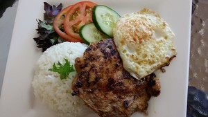 Bay Breeze Cafe Pic 2 - Lemongrass Pork with Rice