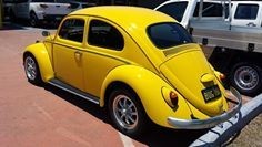 Elite Window Tinting Pic 3 - 64 Beetle in what appears to be ELITE Yellow with Performer 35 Solar Film