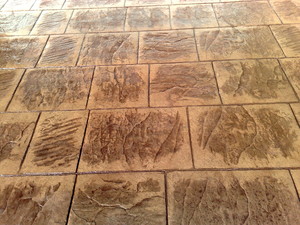 Creative Design Building Pic 5 - Sidewalk Stamped oatmealbrown driveway