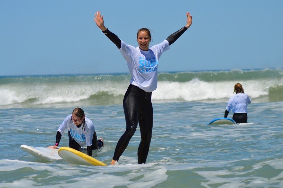 Kombi Surf - Lessons & Hire with Dan & Meg Pic 2 - Surf lessons suit all ages and abilities welcome