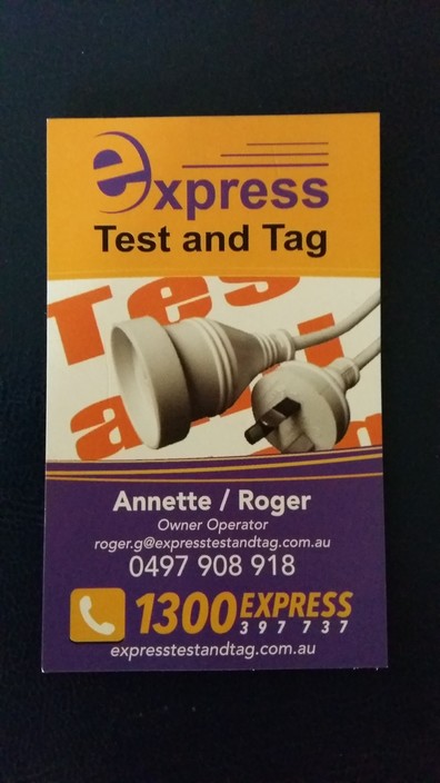 Express Test and Tag Pic 1