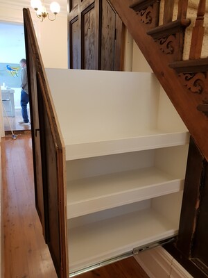 Creative Cabinetry. Custom Made Furniture. Pic 4 - Beautiful and FunctionalUnder Staircase Storage Mar 2021