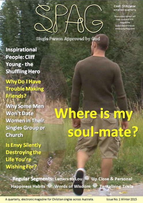 SPAG Magazine Pic 1 - 2015 JunAug Issue No 1 Feature article where is my soulmate