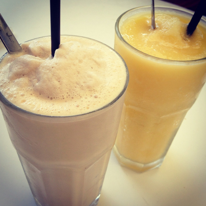 Steam Pic 1 - Coffee and Mango smoothie