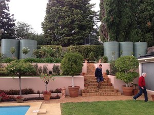 H2o Rainwater Tanks Pic 2 - Custom built tanks on terraced block