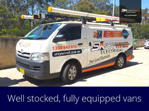 StayWired Electrical Pic 2 - Well Stocked Fully Equipped Vans