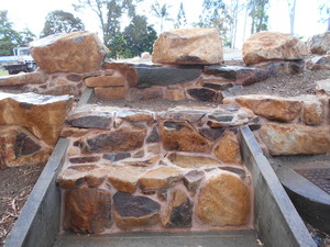 Wide Bay Native Landscapes Pic 5 - Stone bench