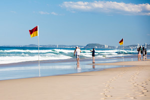 Main Beach Tourist Park Pic 5 - Main Beach patrolled surf beach opposite the tourist park