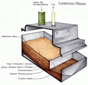 Adobe Loos & Worms Pic 4 - Clivus Multrum cross section