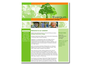 red ripple design Pic 3 - web design for rivergum retirement village