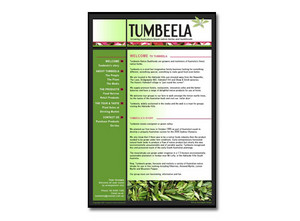 red ripple design Pic 2 - web design for tumbeela native foods