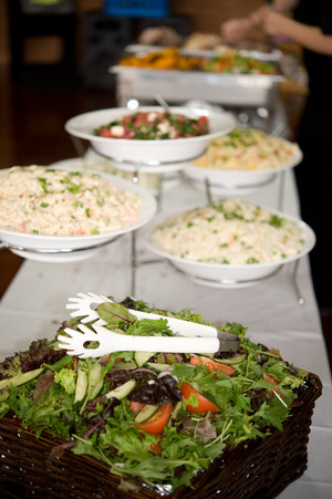 Coast to Coast The Golden Roast Pic 4 - Buffet table groaning with great food waiting to be eaten