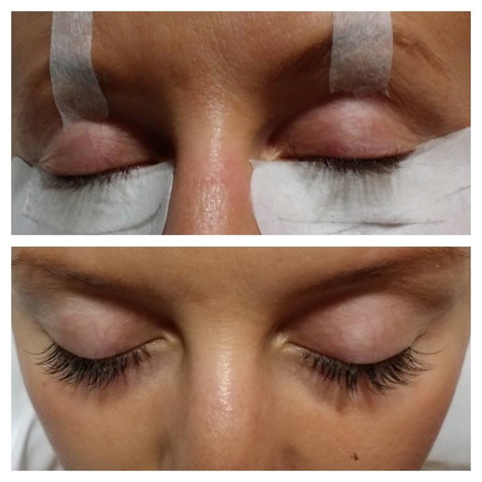 Lashes by Camille Pic 1 - Before and after