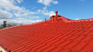 Roof Makeover Specialist Pic 2 - Gladstone Park House Colour RED UGEE