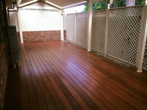 Elite Decks and Pergolas Pic 2 - 140mm Merbau Decking