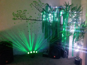 Stefador DJ Hire and Entertainment Pic 4 - Themed party set up and lighting