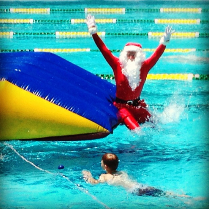 Harold Holt Swim Centre Pic 1 - One of the events in Harold Holt Swimming with Santa