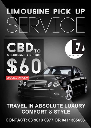 EZSolutions Pic 4 - Limousine pick up serviceSpecial offer CBD to Melbourne airport only 60 now Dont miss it out