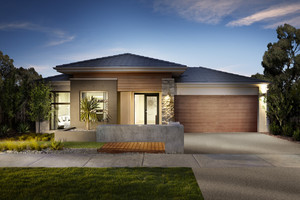 Carlisle Homes Eucalypt Estate, Epping Pic 3 - The Boston with the Ramsey facade on display at Eucalypt Estate Epping