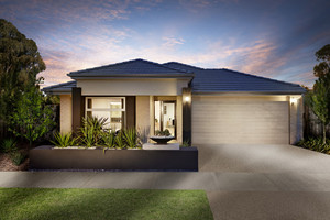 Carlisle Homes Eucalypt Estate, Epping Pic 2 - The Geneva with the Discovery facade on display at Eucalypt Estate Epping