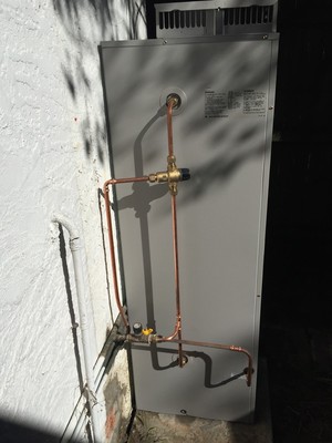 NCP Plumbing Services Pic 4 - New 135l rheem hot water unit fitted at willoughby