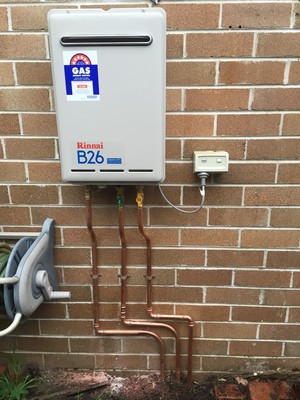 NCP Plumbing Services Pic 2 - New Rinnai installation complete at Annandale