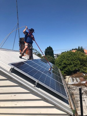 Henderson & Co Solar Panel Cleaning Pic 2 - Regularly cleaning your solar panels will increase their efficiency and save you money