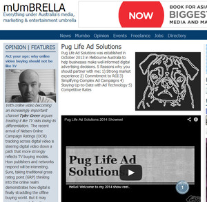 Pug Life Ad Solutions Pic 4 - Listed on media authority Mumbrella