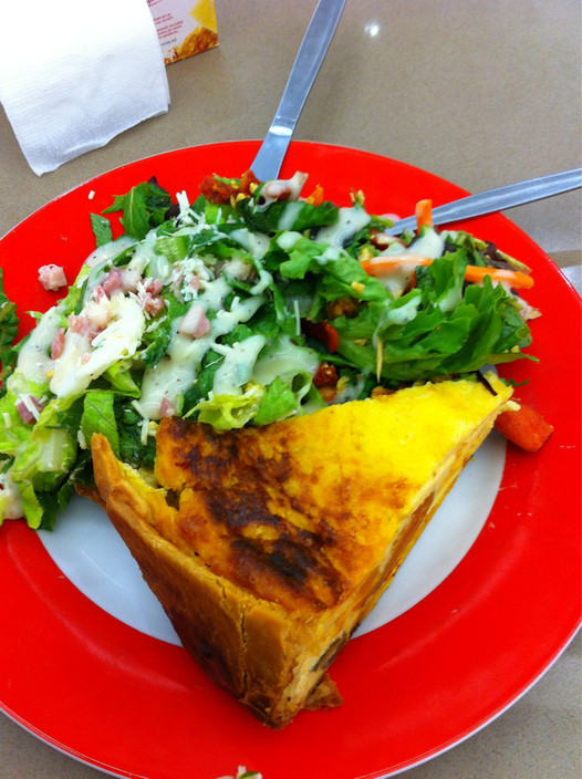 Fancy Fillings Collonades Pic 2 - Yum Quiche with salad