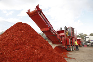 Epsom Sand & Soil Pic 5 - Reducing landfill by recycling pallets timber offcuts and trees into mulch