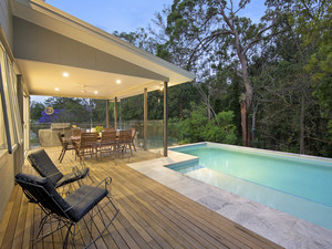 Sovereign Homes Qld Pty Ltd Pic 5 - Sovereign Homes New Home pool area