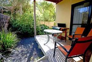 TownhouseFive Pic 2 - BBQ outdoor decking area