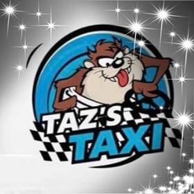 Taz's Taxis Pic 1 - Tazs Taxi Logo