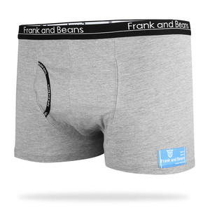 Frank and Beans Underwear Pic 5 - Grey Mens Boxer Briefs Buy Online