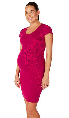 Birthdaze Maternity Pic 3 - D42 Pink Kadash CapSleeve Dress