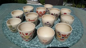 Sandra Karen Albin Pottery Pic 3 - XLarge Coffee Mugs