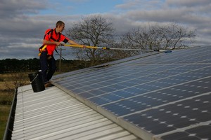 My Mate Marty Pic 2 - Solar cleaning