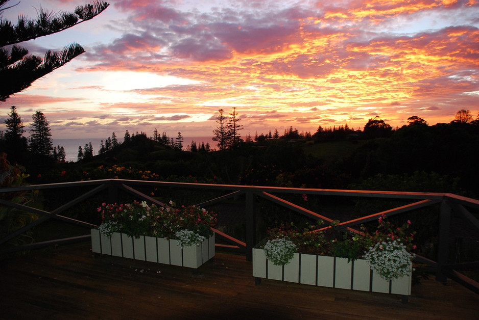 Cascade Garden Apartments Pic 1 - Sunrise from the deck