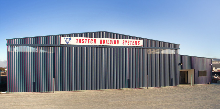 TasTech Building Systems Pic 1 - Premium Steel Sheds Tasmania