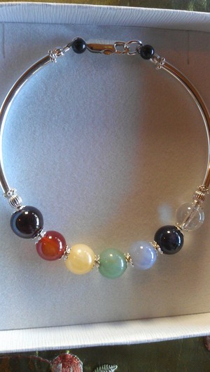 CATHYS DESIGNS Pic 5 - Chakra BraceletBangleGemstones