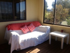 Fareview Beach House Pic 4 - Comfy couch on the front deck