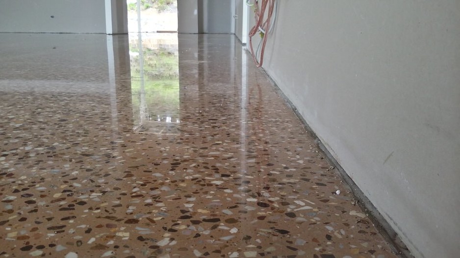 Marble and Concrete Polishing Pic 1 - Polished concrete slab flooring